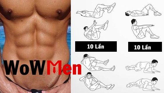 Cách Tập Bụng 6 Múi Cho Nam Tại Nhà