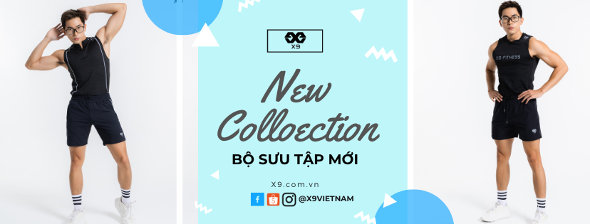 Bộ Sưu Tập Mới X9 - Áo Ba Lỗ Thể Thao Phối Quần Short Tập Gym Mới Lạ - Tháng 11/2023