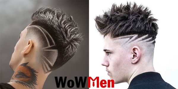 14 Kiểu Điêu Khắc Tóc Nam Đẹp - Kẽ Đường - Tattoo Tóc - Hình Xăm Tóc