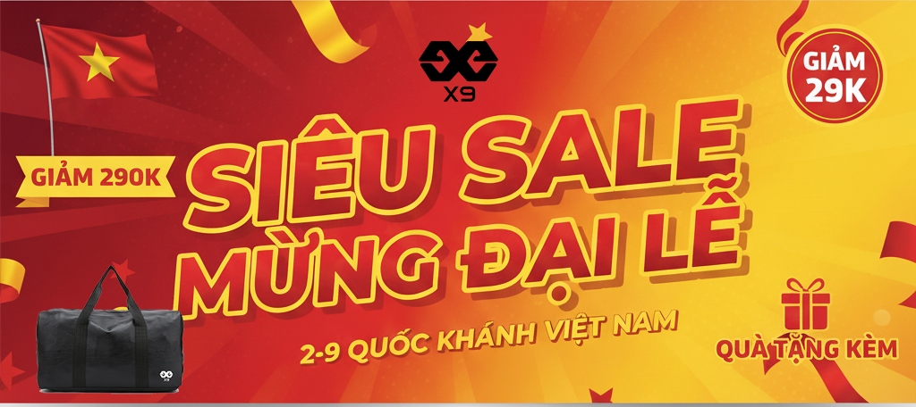 Mừng Đại Lễ 2/9 - X9 Sale Lớn