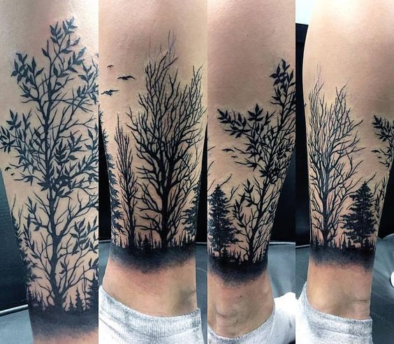 Những Mẫu Hình Xăm Tattoo Hình Cây Cỏ  Cây Chim Đẹp  X9