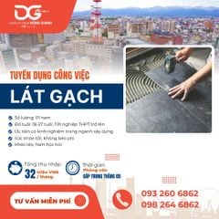 TUYỂN DỤNG CÔNG VIỆC LÁT GẠCH LÀM VIỆC TẠI TỈNH TOYAMA