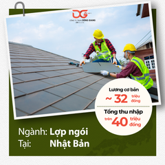 TUYỂN DỤNG NGÀNH LỢP NGÓI - TỔNG THU NHẬP TRÊN 40 TRIỆU ĐỒNG