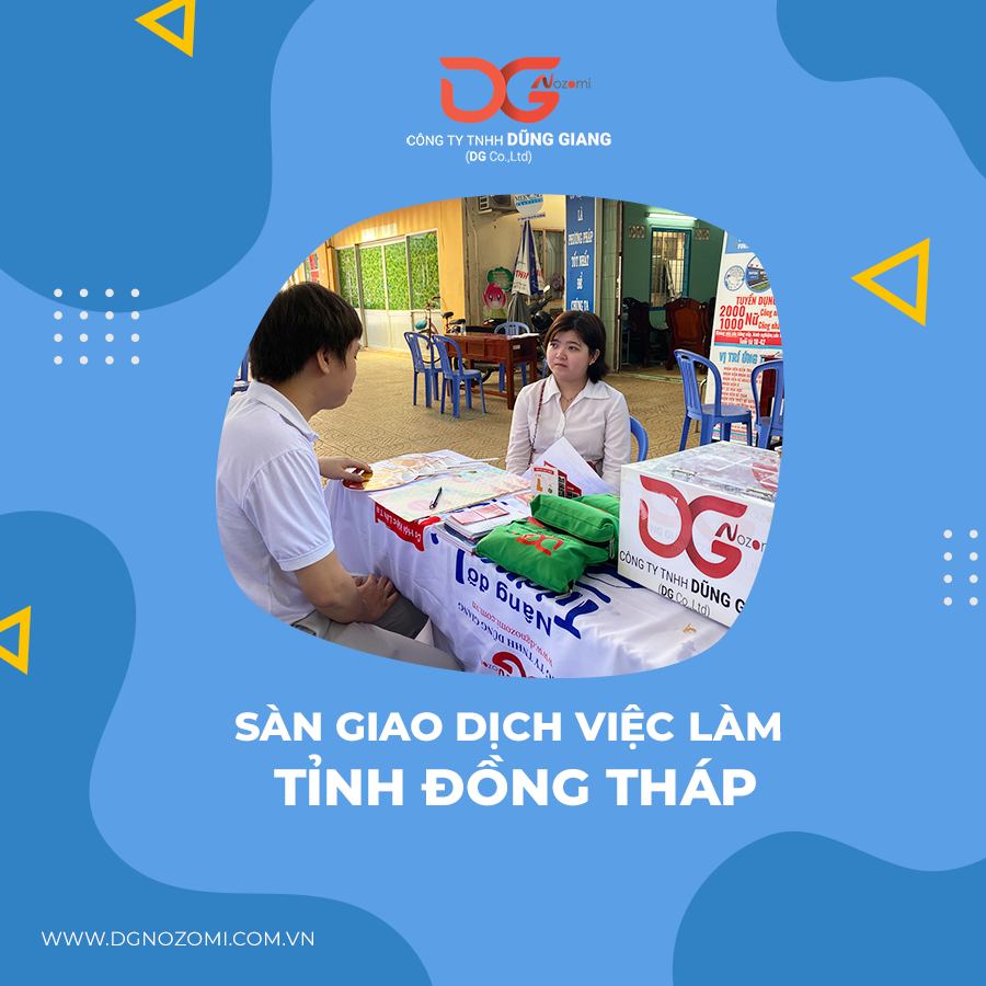 SÀN GIAO DỊCH VIỆC LÀM TỈNH ĐỒNG THÁP NGÀY 12/09/2020