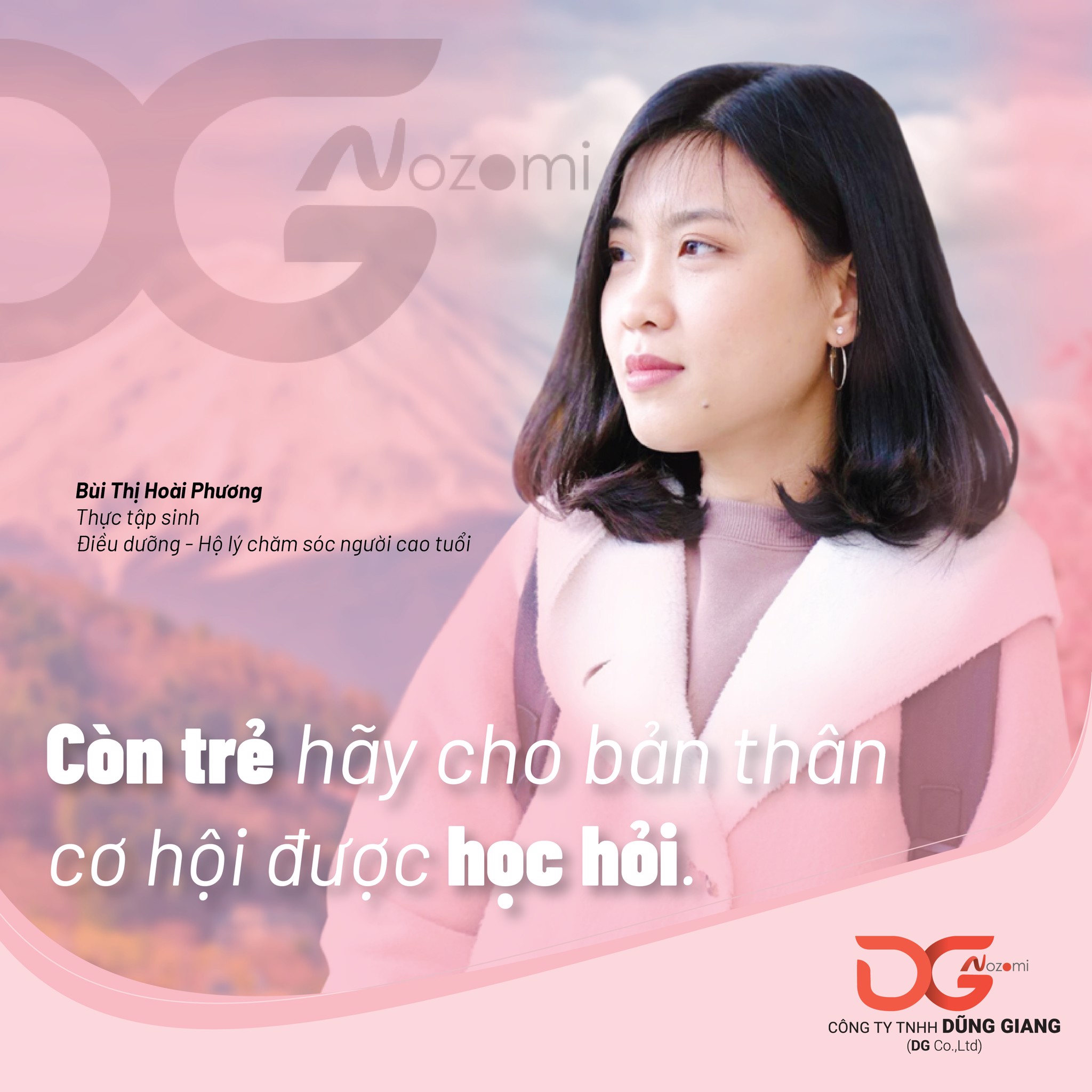 CÒN TRẺ HÃY CHO BẢN THÂN CƠ HỘI ĐƯỢC HỌC HỎI