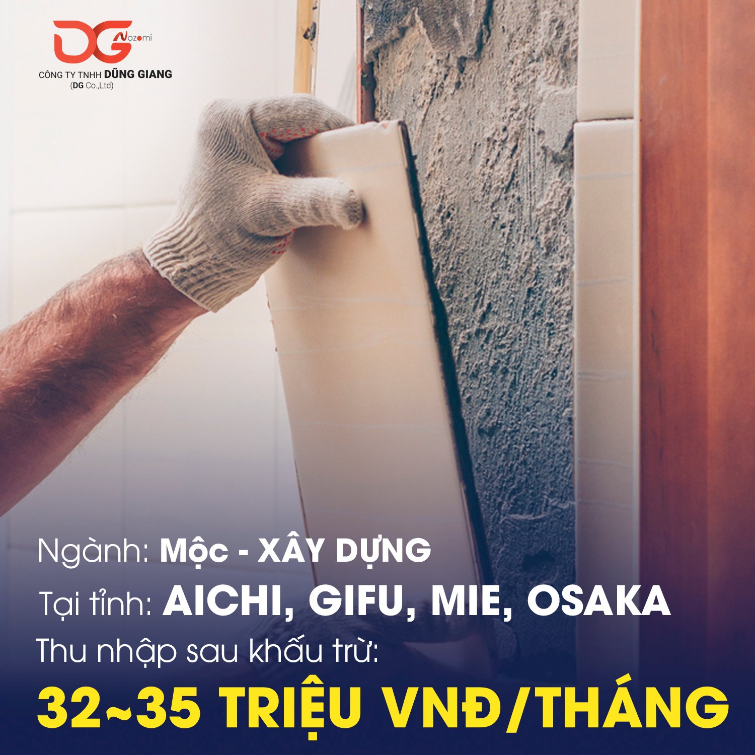 TUYỂN GẤP THỰC TẬP SINH NGÀNH  MỘC – XÂY DỰNG