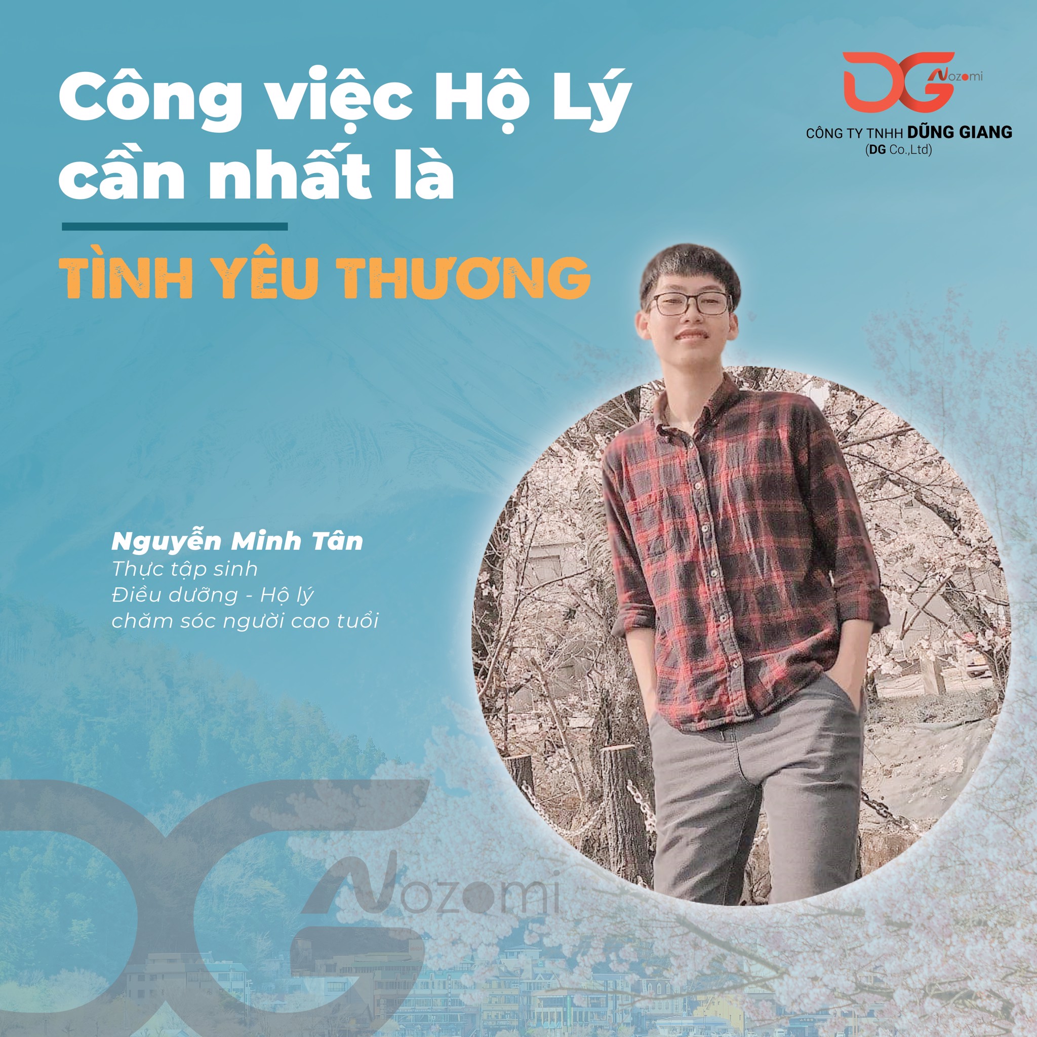 Công việc hộ lý cần nhất là tình yêu thương!