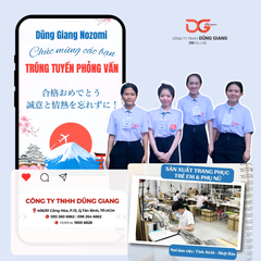 Chúc mừng các bạn đã chính thức TRÚNG TUYỂN