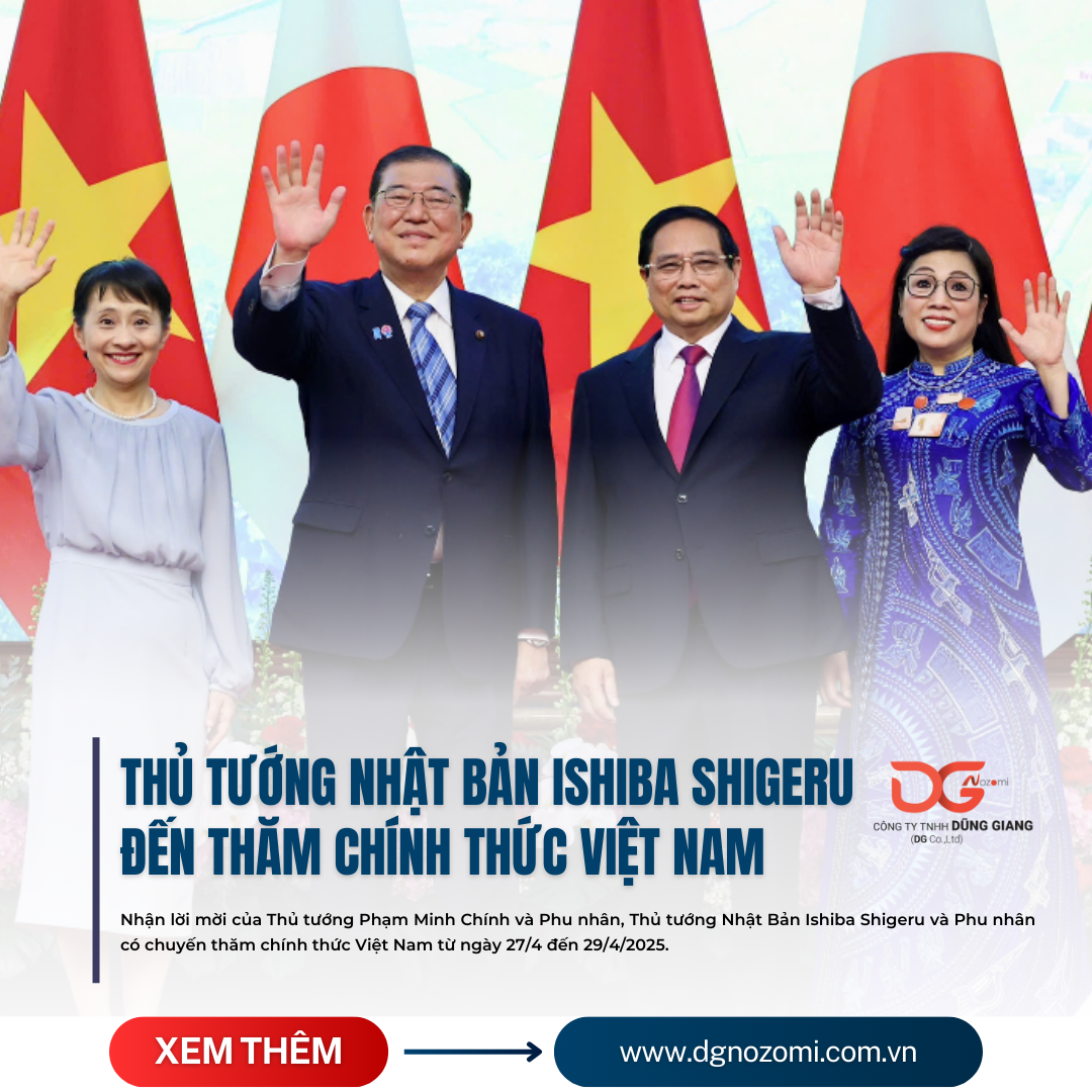 THỦ TƯỚNG NHẬT BẢN ISHIBA SHIGERU ĐẾN THĂM CHÍNH THỨC VIỆT NAM