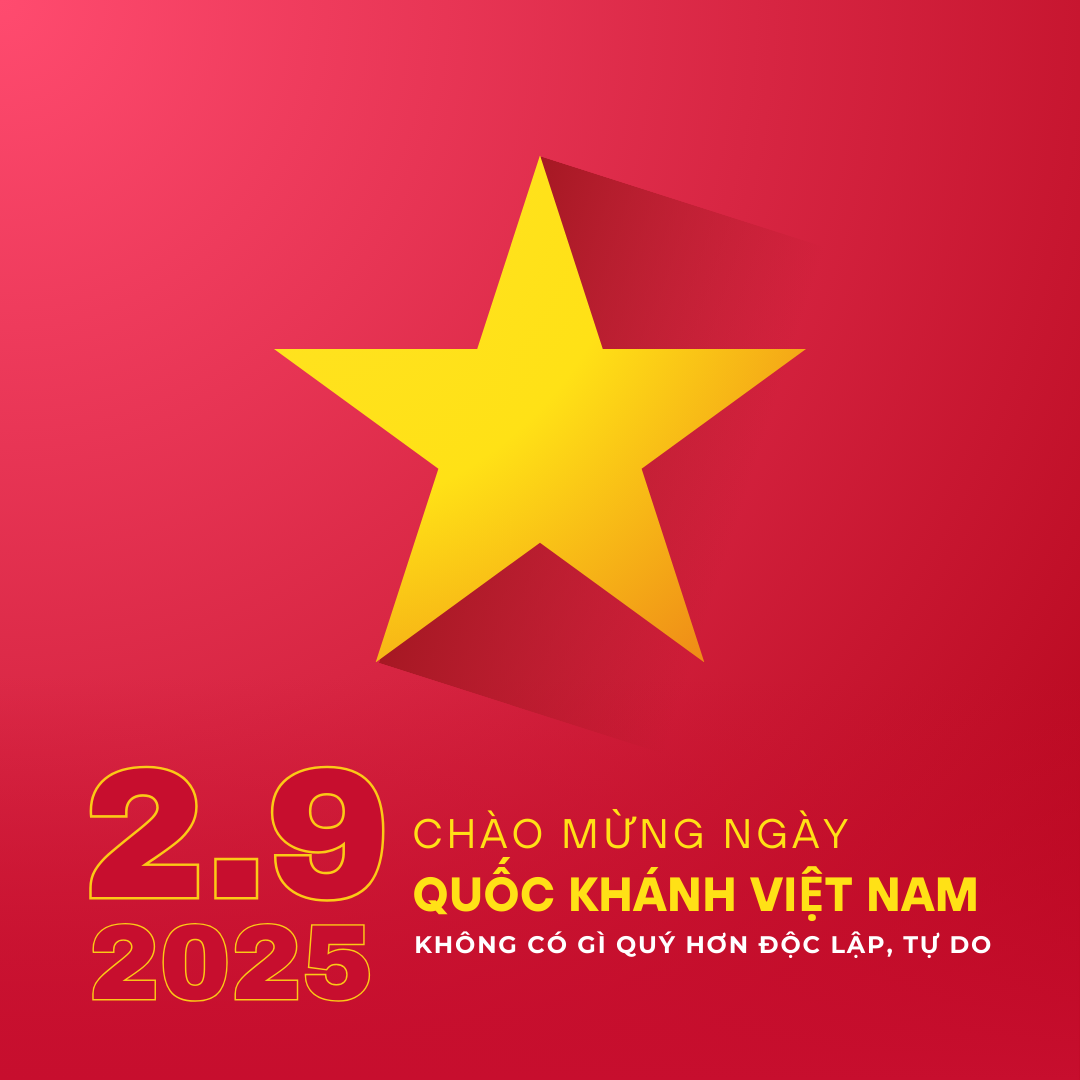 THÔNG BÁO LỊCH NGHỈ LỄ QUỐC KHÁNH 2/9/2025