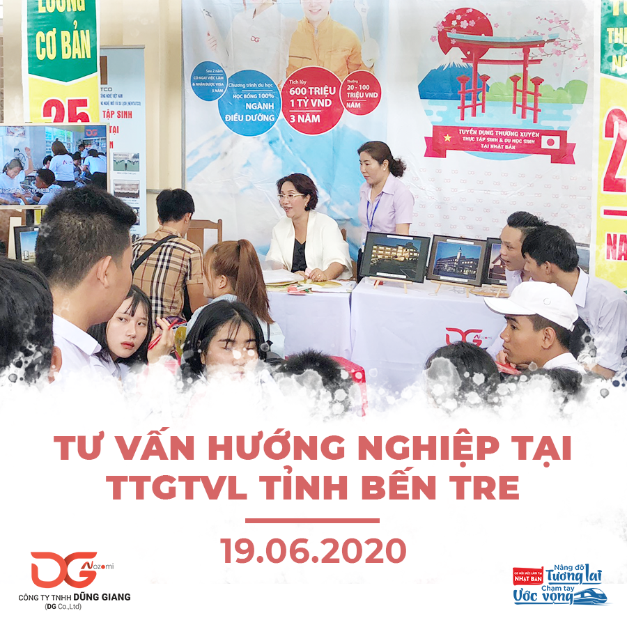 THÔNG TIN “HOT” NHẤT VỀ XKLĐ NHẬT BẢN 2020 TẠI BẾN TRE