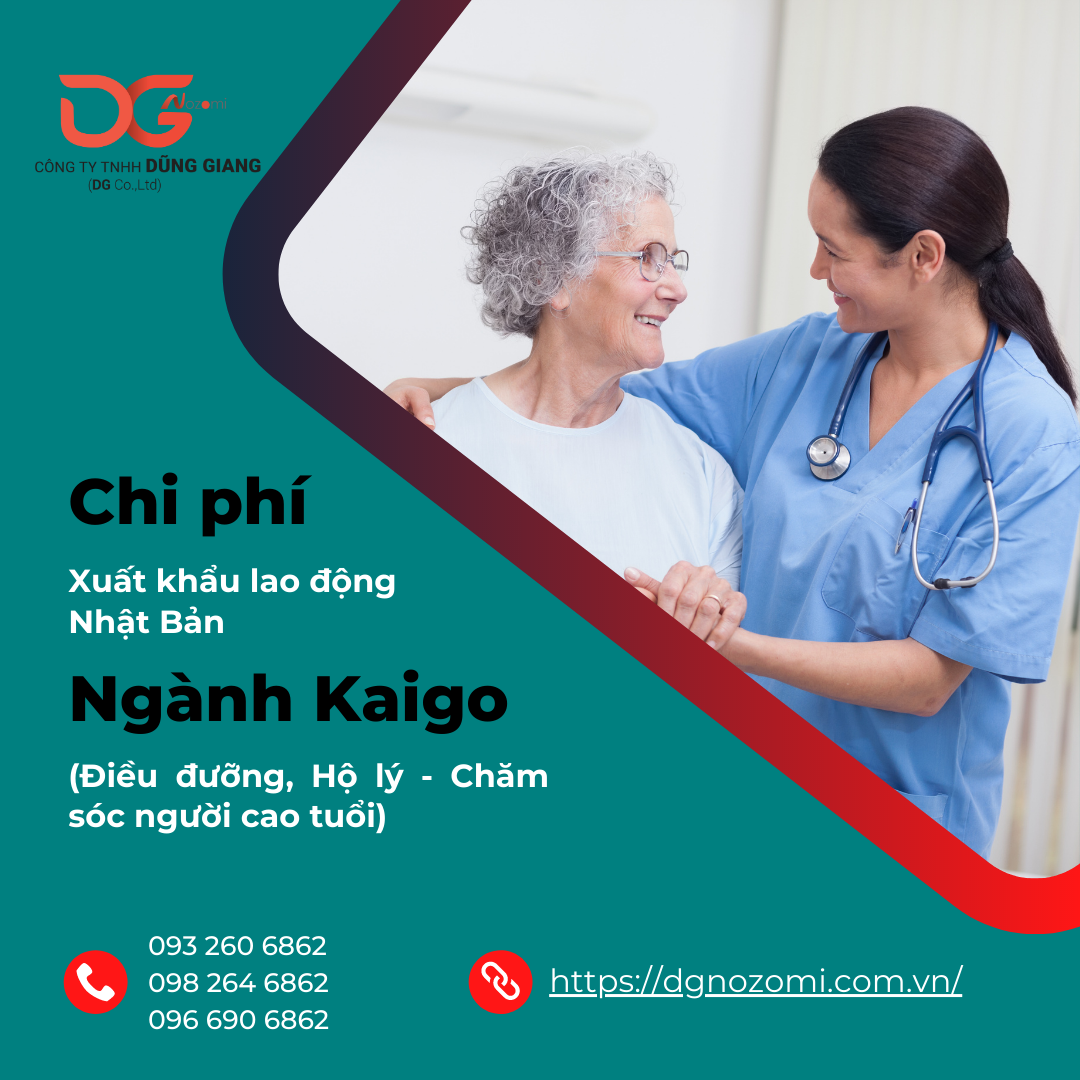 CHI PHÍ XUẤT KHẨU LAO ĐỘNG NHẬT BẢN NGÀNH ĐIỀU DƯỠNG