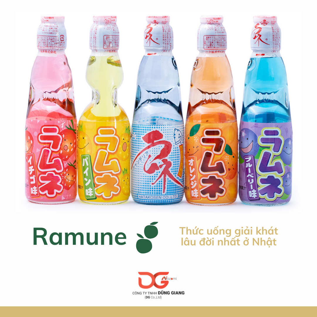 RAMUNE - THỨC UỐNG GIẢI KHÁT LÂU ĐỜI NHẤT Ở NHẬT