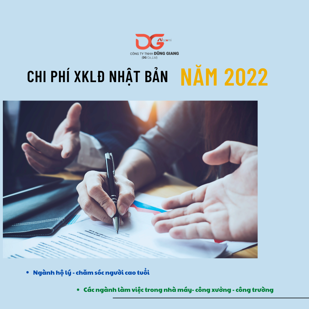 CHI PHÍ XKLĐ NHẬT BẢN NĂM 2022