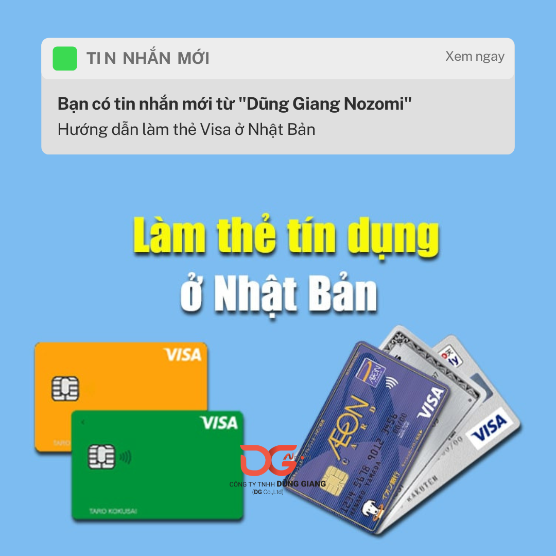 THẺ VISA VÀ CÁCH LÀM THẺ VISA Ở NHẬT