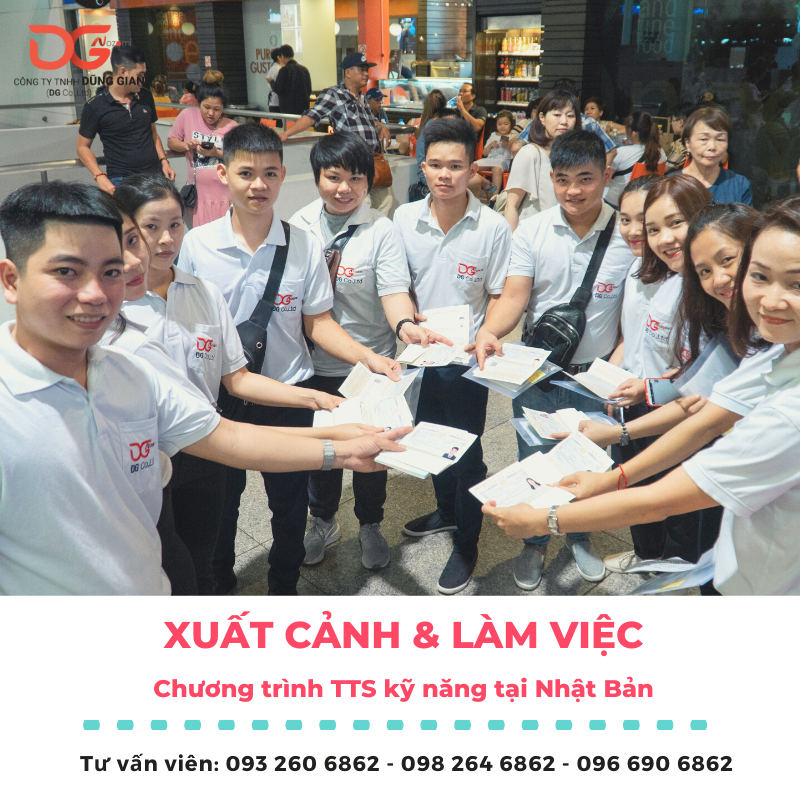 XUẤT CẢNH - LÀM VIỆC TẠI NHẬT THEO CHƯƠNG TRÌNH TTS KỸ NĂNG