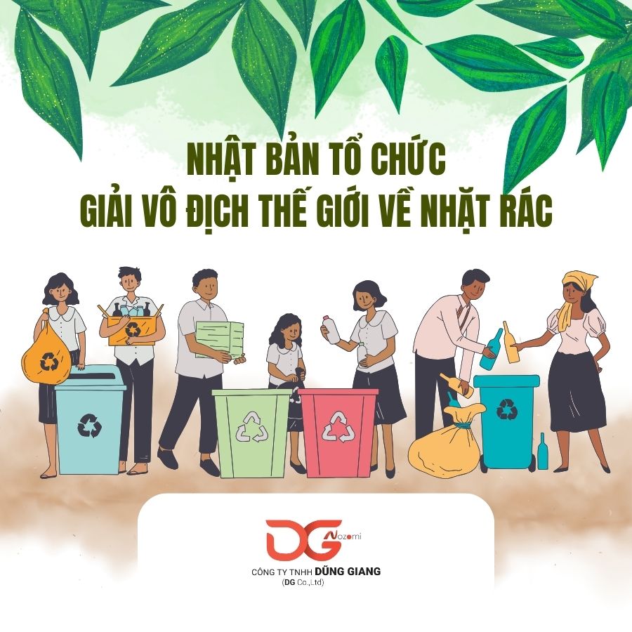 NHẬT BẢN TỔ CHỨC GIẢI VÔ ĐỊCH THẾ GIỚI VỀ NHẶT RÁC