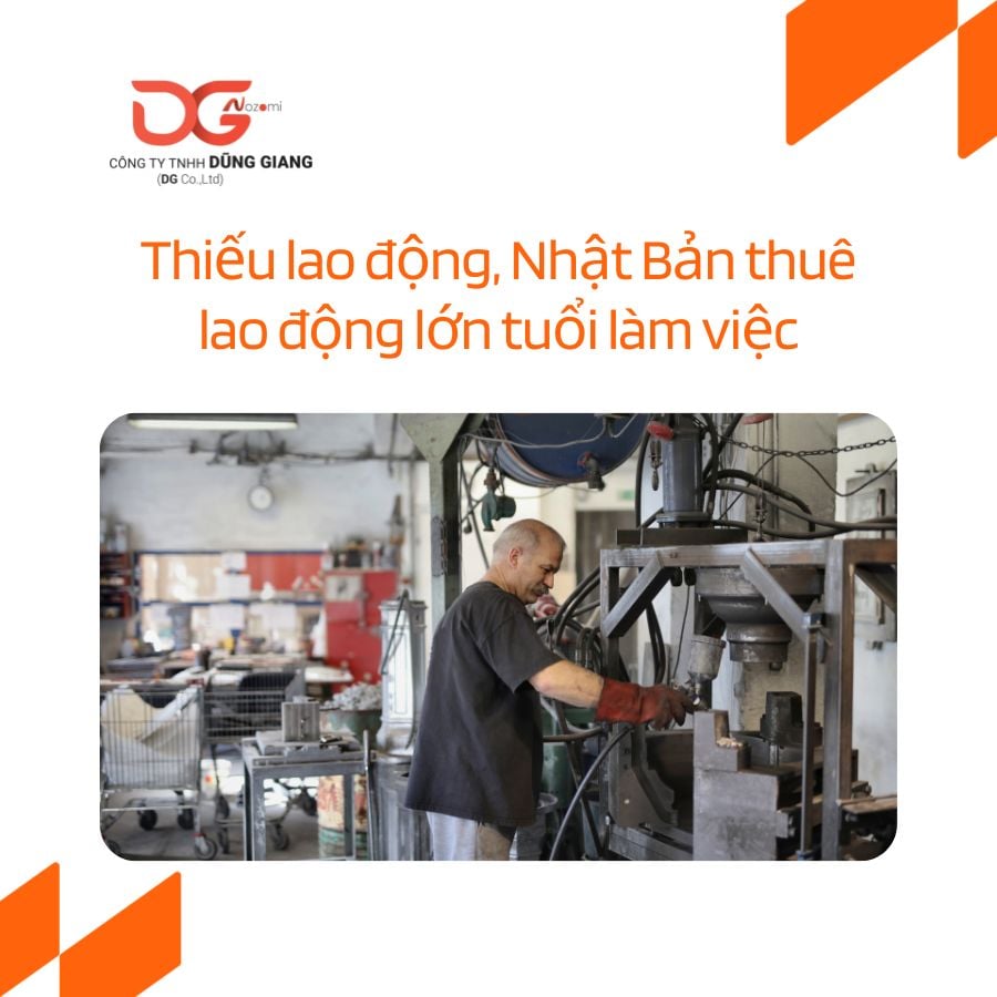 THIẾU LAO ĐỘNG, NHẬT BẢN THUÊ LAO ĐỘNG LỚN TUỔI LÀM VIỆC