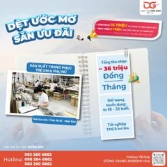 TUYỂN DỤNG CÔNG VIỆC SẢN XUẤT TRANG PHỤC TRẺ EM & PHỤ NỮ