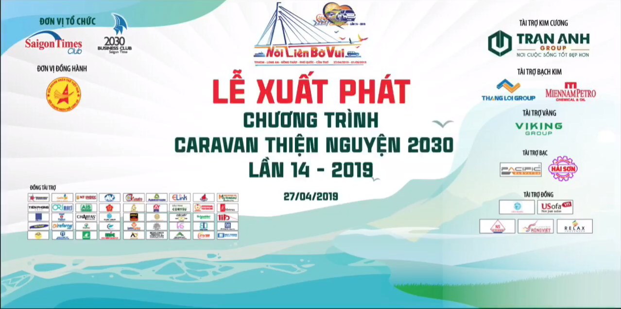 ĐỒNG HÀNH CÙNG CARAVAN THIỆN NGUYỆN 2030 LẦN 14 - NĂM 2019