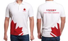 Hoàn tất đơn hàng áo thun quà tặng hình lá phong của CANADA WAY