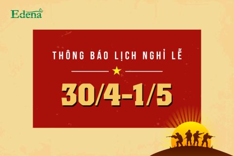 THÔNG BÁO LỊCH NGHỈ LỄ 30/4- 1/5