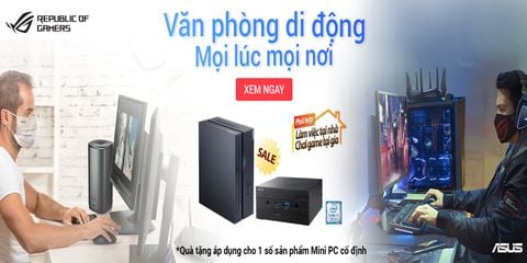 LÀM VIỆC TẠI GIA - CHƠI GAME TẠI NHA - ASUS MINI PC