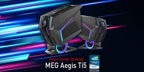 [CES 2020] MSI trình làng chiếc PC chơi game cực khủng MEG Aegis Ti5 tại CES, nhìn chẳng khác gì cái đầu Robot