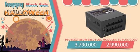 PSU NZXT 850W E850 FULL MODULER CAO CẤP 80 PLUS GOLD- NGÀY HỘI MA