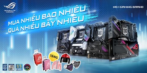 KM Z490 - MUA BO MẠCH CHỦ ASUS ROG Z490 NHẬN QUÀ CỰC CHẤT