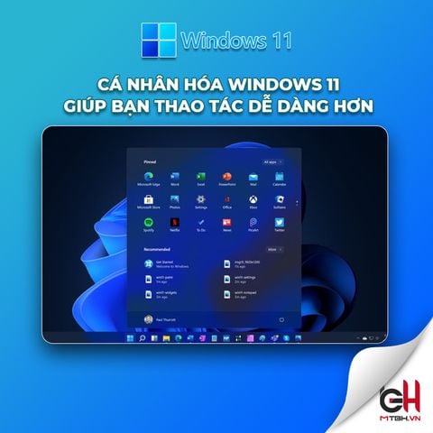 Vài cài đặt cá nhân với Windows 11 giúp bạn thao tác tay dễ dàng hơn (phần 1)