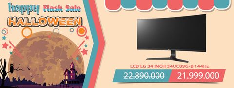 LCD LG 34 INCH 34UC89G-B 144Hz - NGÀY HỘI MA
