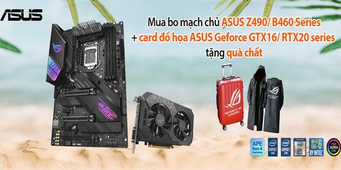 ASUS ROG Z490/B460 cùng card đồ họa GTX16/ RTX 20, 20(s)