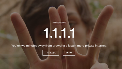 Cloudflare ra mắt dịch vụ DNS 1.1.1.1 Có thể giúp tăng đáng kể tốc độ internet