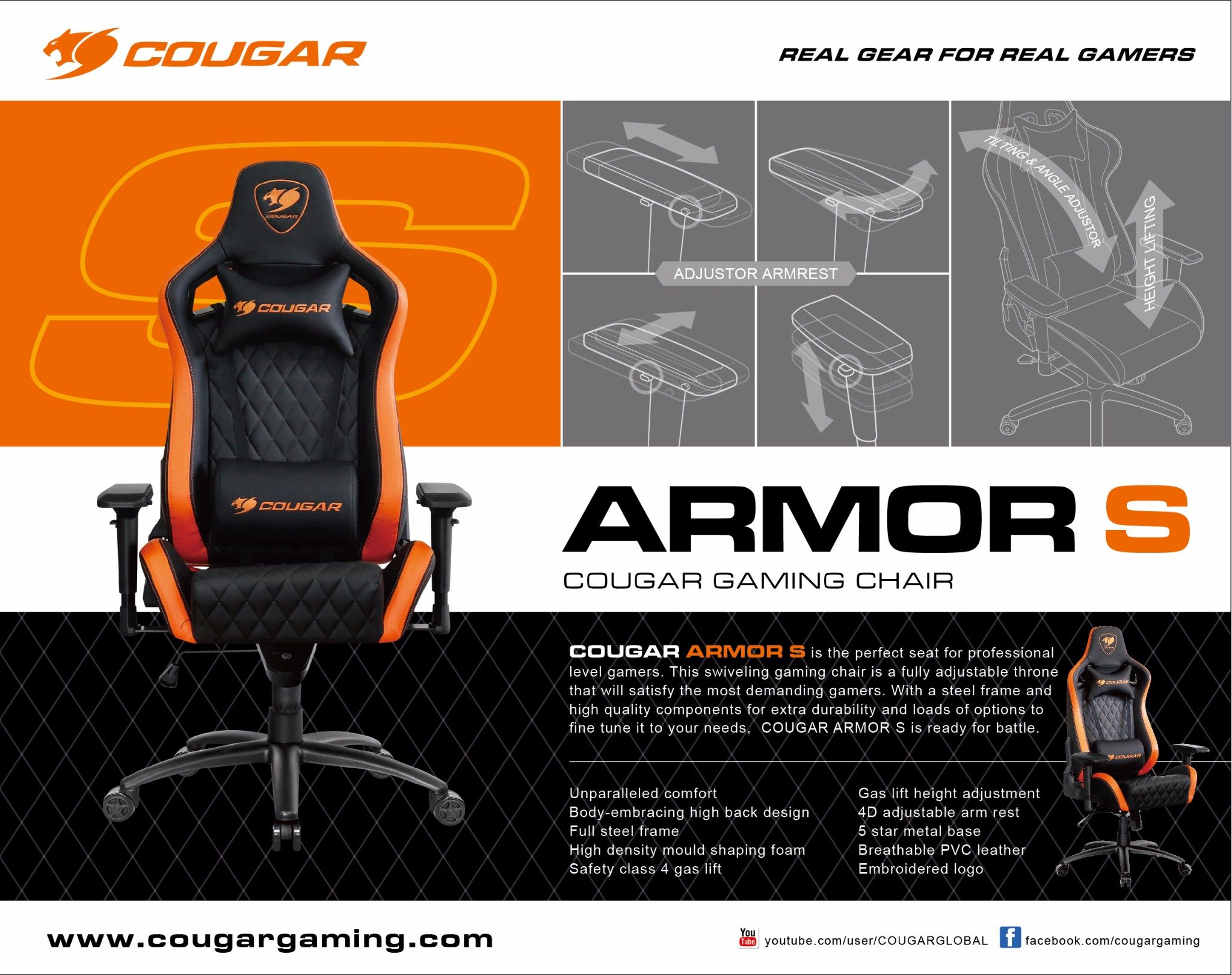 cougar gaming chair