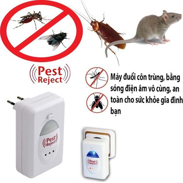 Máy Đuổi Chuột Đuổi Côn Trùng Đuổi Chuột Bằng Sóng Siêu Âm Pest Reject – Chammart - Phụ Kiện Thông Minh