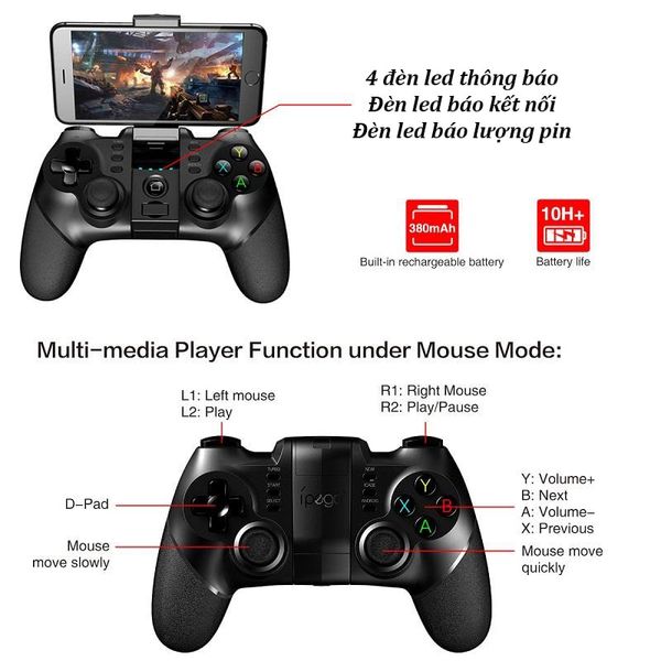 Tay cầm chơi game iPega 9077