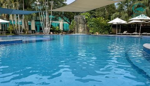 Tắm khoáng và thưởng thức bê non ở Ba Vì tại Tản Đà resort