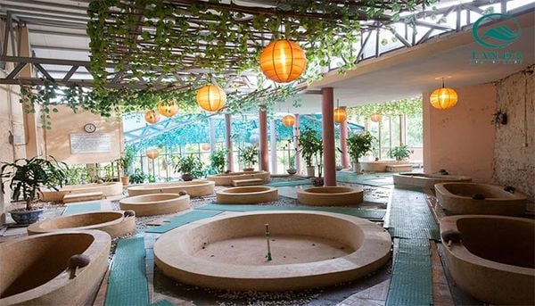 Không gian bôi bùn ở Tản Đà Spa Resort