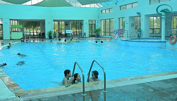 Tắm khoáng nóng ở Tản Đà Spa Resort