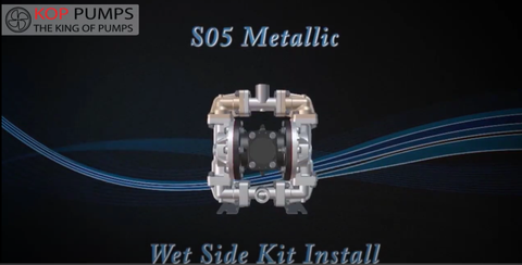 Hướng dẫn lắp đặt bộ Wet End Kit cho bơm Sandpiper S05 Metallic