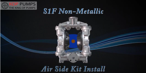Hướng dẫn thay van khí bơm Sandpiper S1F non metallic