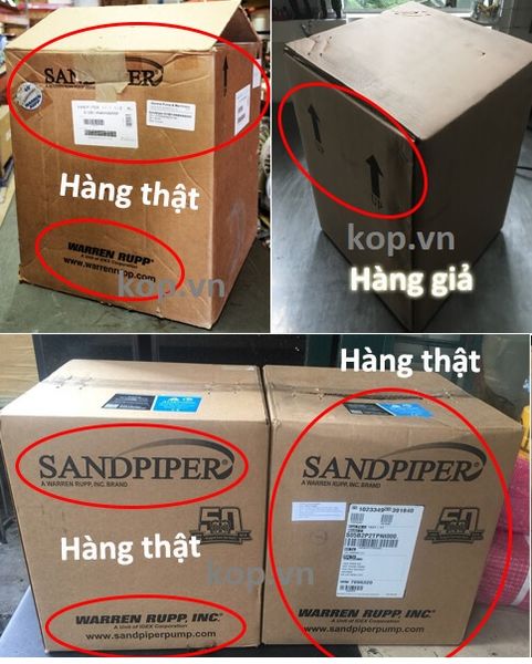 nhận biết bơm màng sandpiper thật nhan biet bom mang sandpiper that