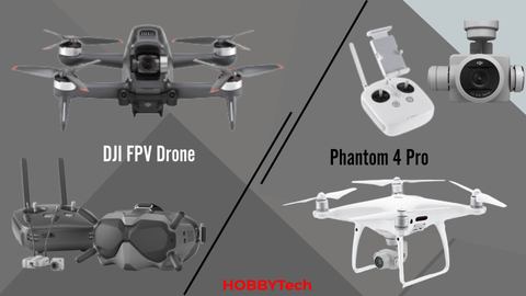 Nên chọn DJI FPV Drone hay Phantom 4 Pro trong năm 2021 ?