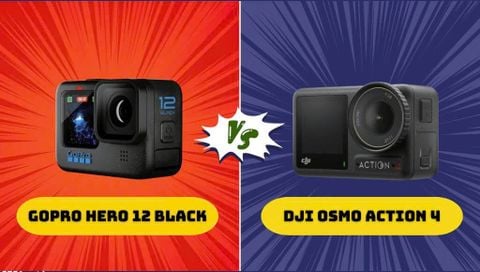 So sánh DJI Action 5 với GoPro 12 năm 2025