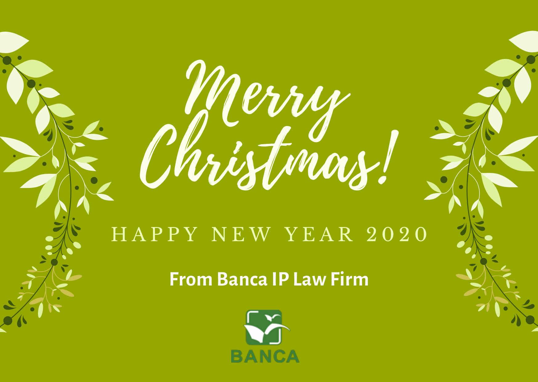 Season's Greetings from BANCA IP LAW FIRM