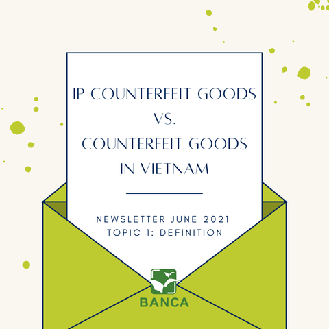INTELLECTUAL PROPERTY Counterfeit GOODS  vs. Counterfeit Goods  -  Topic 1: Definitions