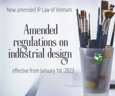 MAIN CONTENTS OF THE AMENDED AND SUPPLEMENTED INTELLECTUAL PROPERTY LAW 2022 - PART 2 - INDUSTRIAL DESIGN