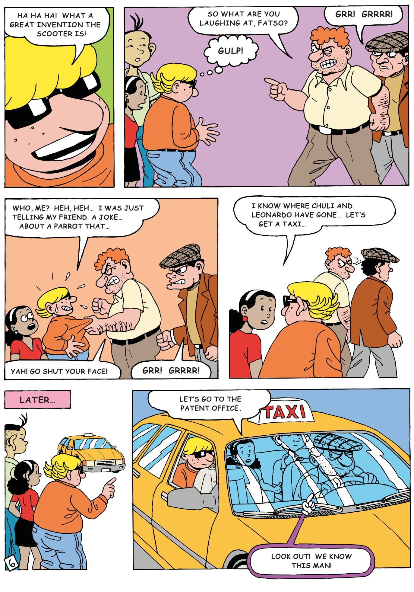 how to teach explain industrial property patent by comic