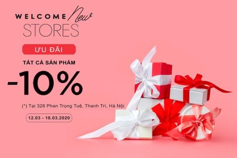 Grand Opening Christina-Q Phan Trọng Tuệ - Ưu đãi 10% tất cả sản phẩm